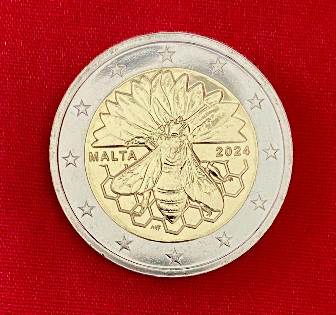 Malta 2024 - 2 Euro Münze „Die maltesische Honigbiene“ LOSE