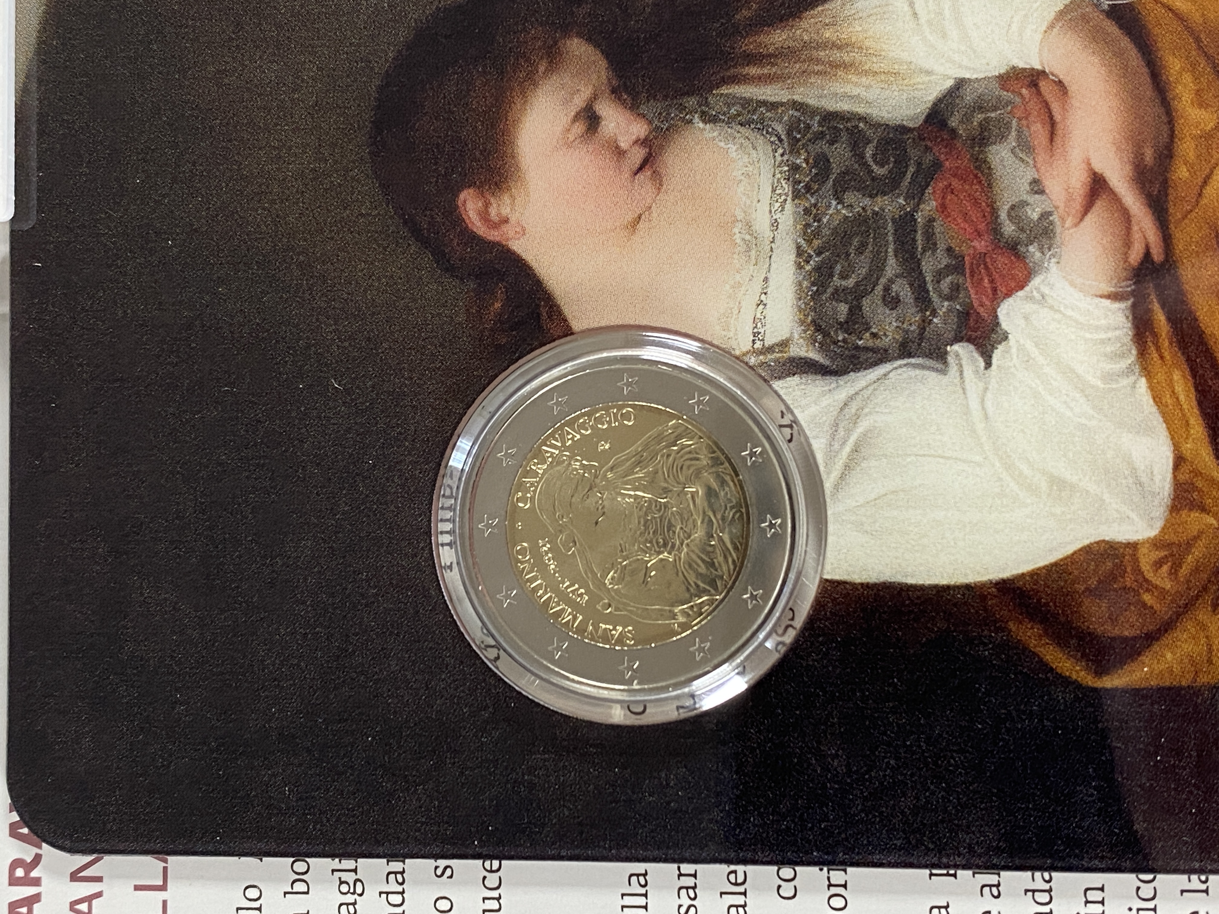 San Marino - 2 Euro Münze „450. Geburtstag von Caravaggio“ 2021