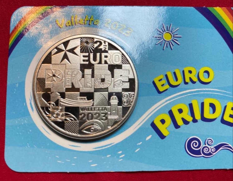 Malta 2023  -  2,50 Euro - Euro Pride 